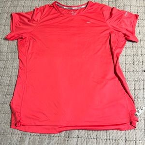 Nike running dri-fit t-shirt 2X pink NWOT